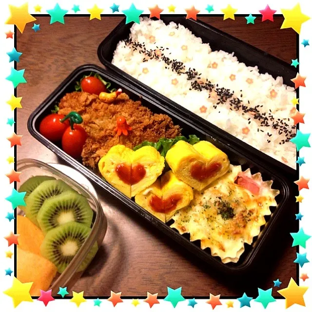 フツ～のヒレカツ弁当🍱(12/4)|まさまささん