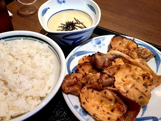 豚ロース焼き定食|マツさん