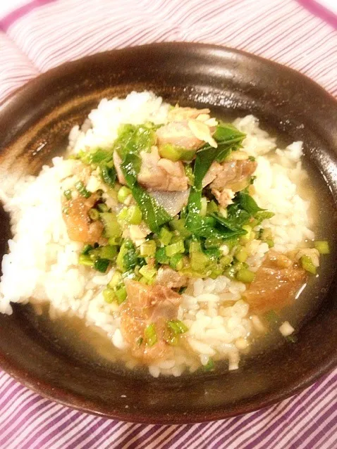 昨日の漬けイナダで出汁茶漬けϵ( 'Θ' )϶|晴雨さん