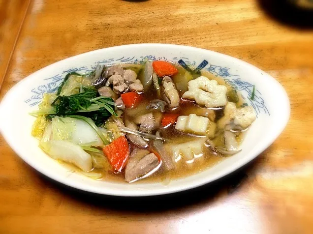 Snapdishの料理写真:鳥肉と野菜たっぷりスープ|アヤノンさん