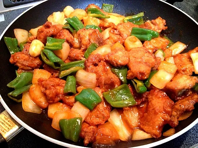 Filipino style sweet and sour pork|arleen izumiguchiさん