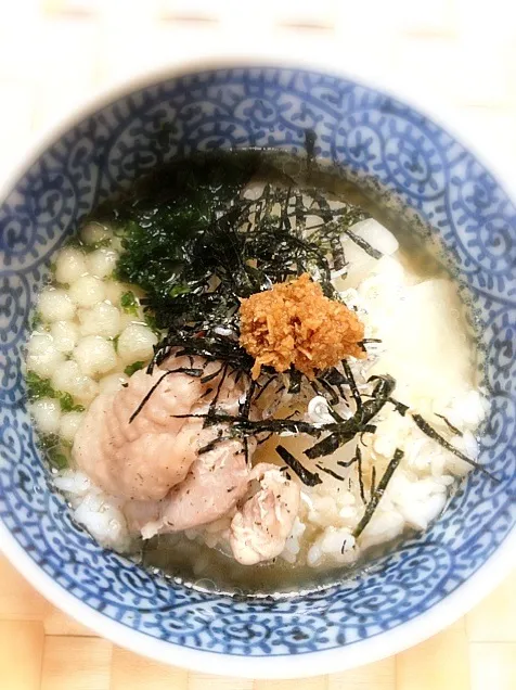 北海道わさびの醤油漬けの鶏茶漬け♡|ゆき☆さん