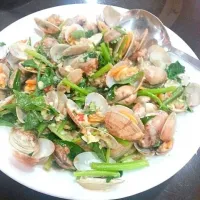 Stir fry cockles|ferdangoさん