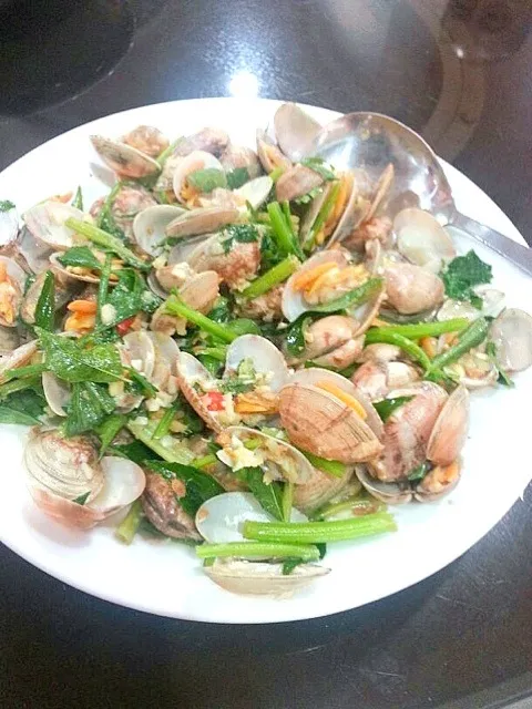 Snapdishの料理写真:Stir fry cockles|ferdangoさん