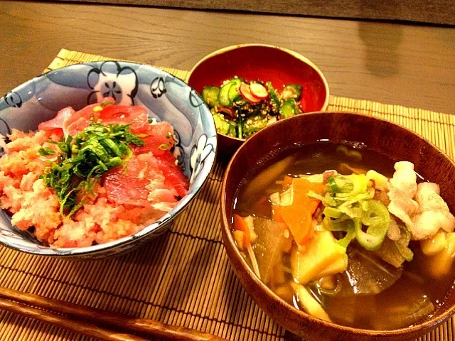 Snapdishの料理写真:マグロ丼‼|masakoさん