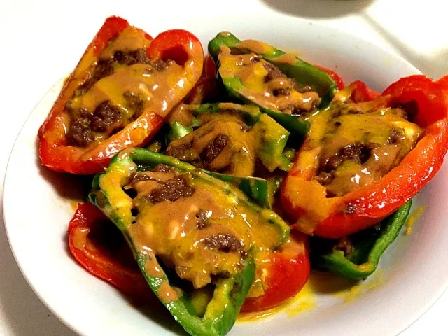 ピーマンの肉詰め|りほさん