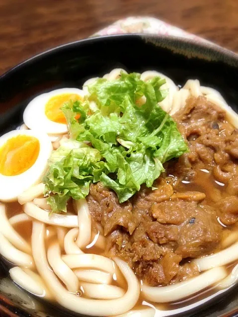 Snapdishの料理写真:カレーうどん🌸マトン入り|カナうささん