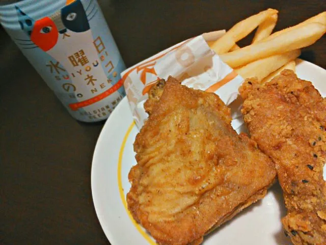 KFCとぬこさん|あおやぎ あつしさん