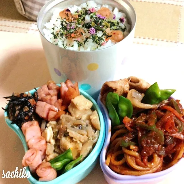 Snapdishの料理写真:娘のお弁当|Sachi🍇さん