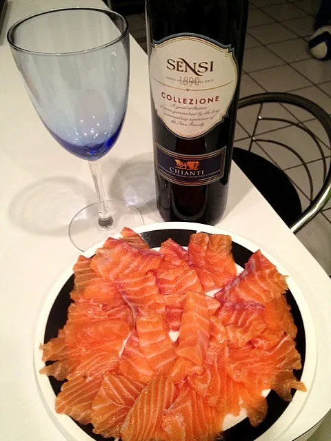 Salmon y vino|kevin hilgendorfさん