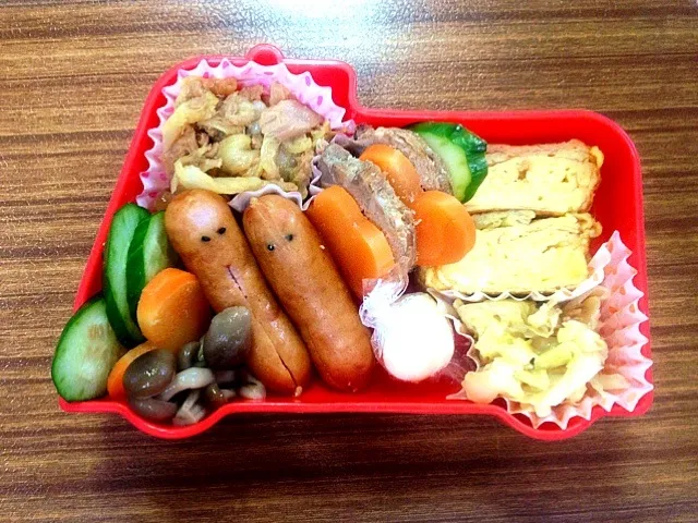 Snapdishの料理写真:年少さんのお弁当|溜池さん