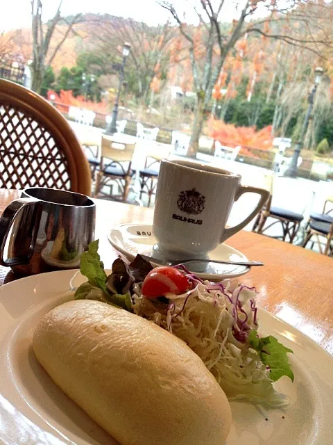 あぶり餅が食べられなかったから、ショウザンのカフェで腹ごなし(;^_^A|chieさん