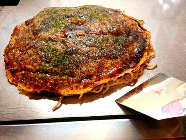 Snapdishの料理写真:Today's lunchは因島のお好み焼き屋さん|korikoriさん