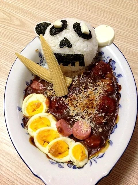 焼きカレー完成@(・●・)@|伍龍やすさん