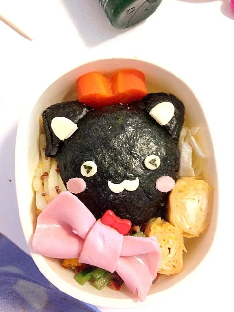 黒猫のお弁当|ようこさん