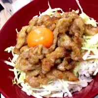 豚照り丼|たねさん