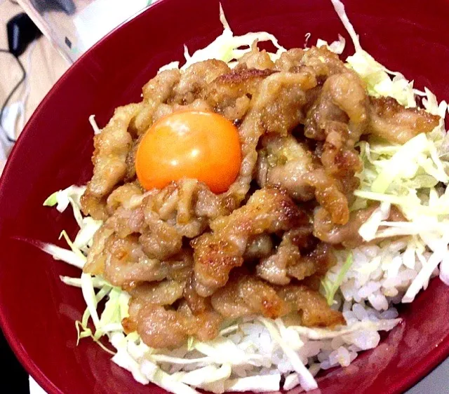 豚照り丼|たねさん