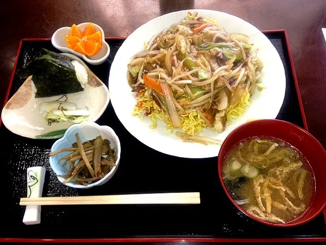 あんかけ焼きそばランチ|神彩子さん