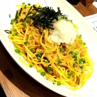 Snapdishの料理写真:じゃこと辛子高菜パスタ|hamiさん