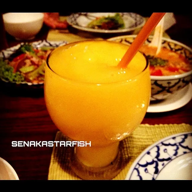 fresh frozen mango drink @Bangkok,THAI|愛さん