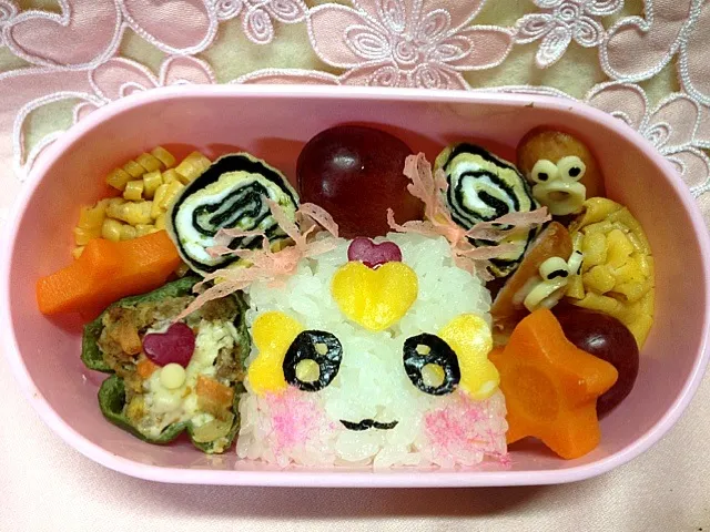 プリキュア キャンディのお弁当|富士子🍒🐰🍓さん