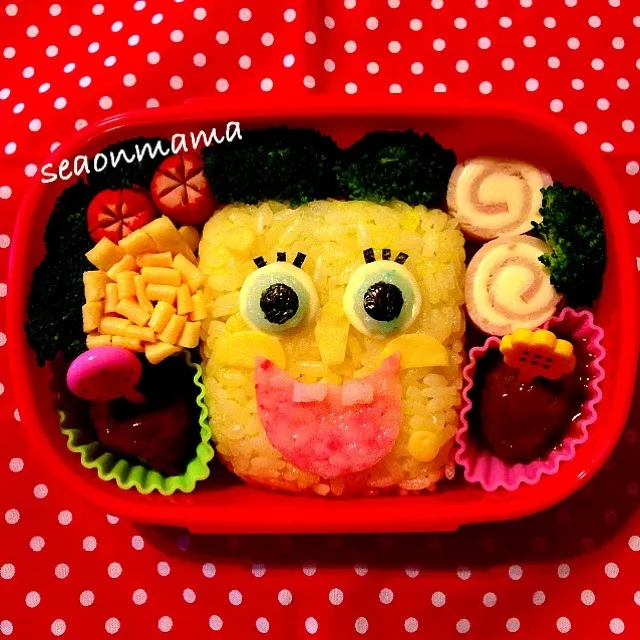 Sponge Bob弁当|ゆこさん