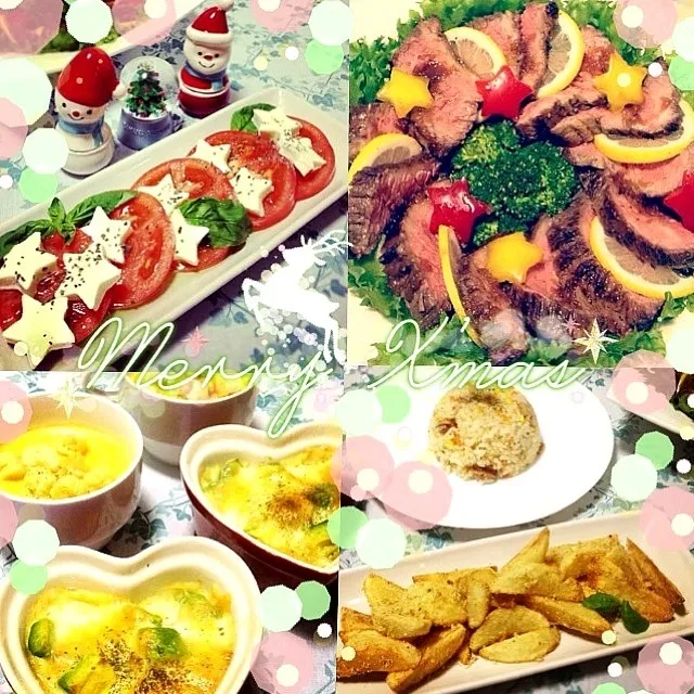 Snapdishの料理写真:Xmas special dinner🎄🎅🎉|💗Marico💗さん