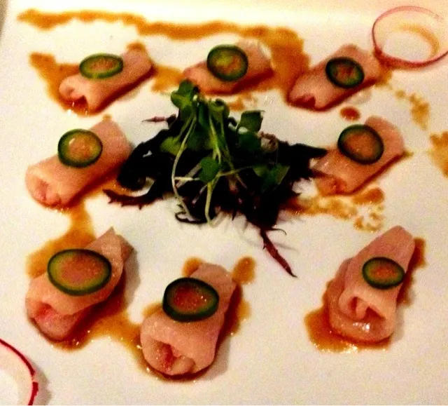 Snapdishの料理写真:#Hamachi with Jalapeño at Katsuya|sooprcoolchicaさん