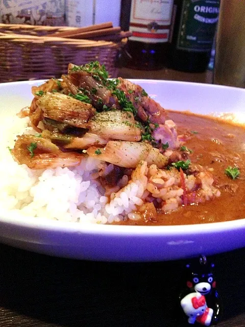 せせりと下仁田ネギのカレー|大阪カレー部長さん