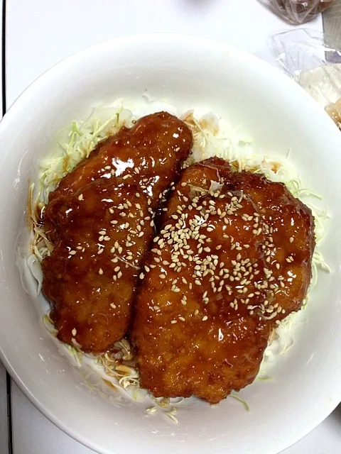 Snapdishの料理写真:ソースカツ丼|アベベさん