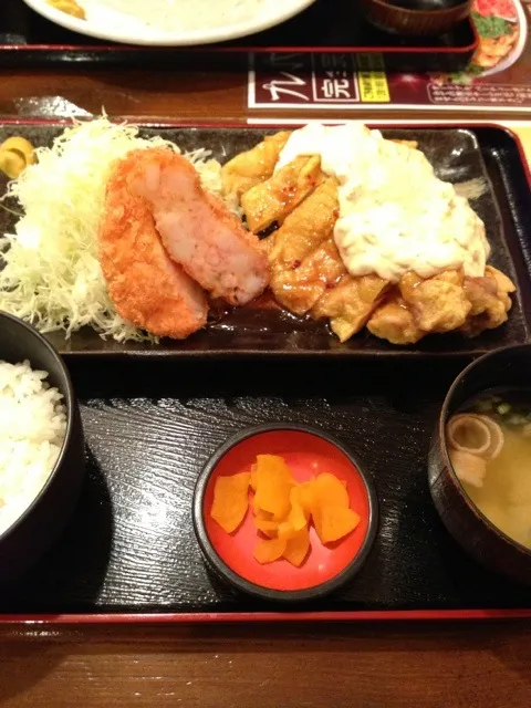 チキン南蛮と海老カツ|さやかさん