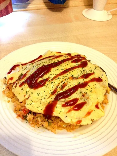 Chicken Rice with plain Omelette|Reiji Miuraさん