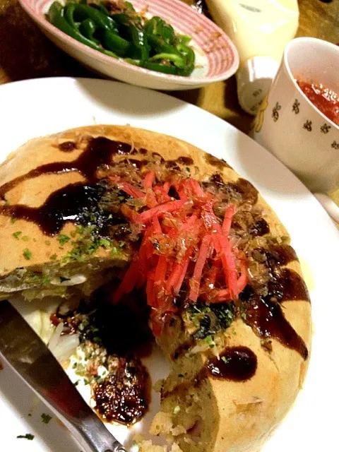 やってみたかった炊飯器で巨大たこ焼き(＾ｰ^)ノ☆|Ayakoさん