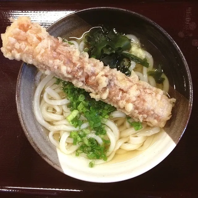 『あづまうどん』のかけ小＋ちくわ天（まるごと）|fujii saburoさん