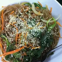 stir fry sweet potato noodle (japchae)|Raine Melissa Rimanさん