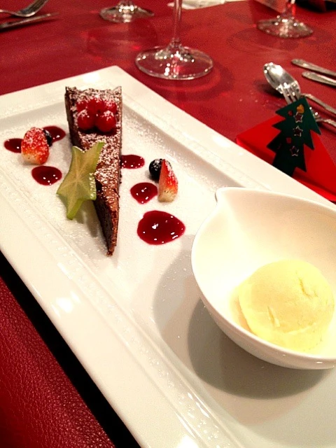 フォンダンショコラ＆バニラアイス|chyawaさん