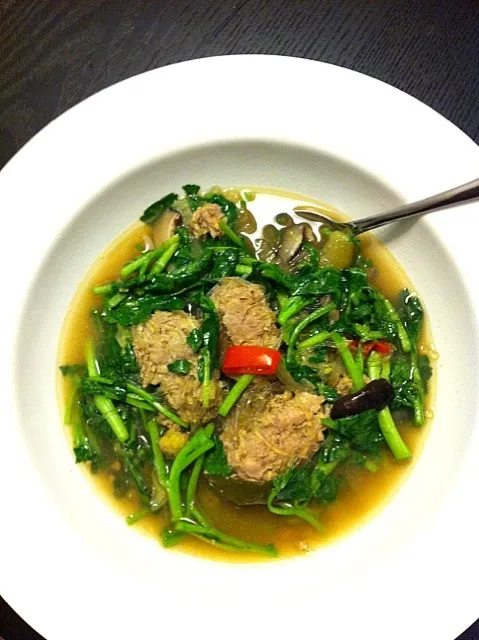 Watercress & Pork Roll Soup|trina phamさん