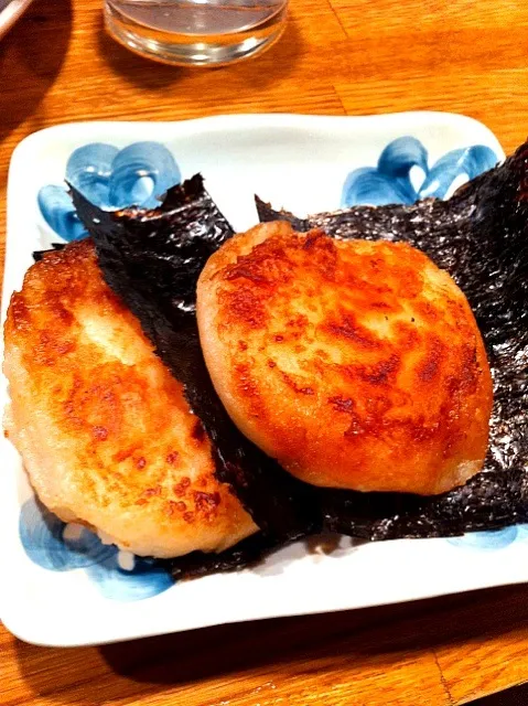 じゃがいも餅のいそべ焼き|まえひろさん