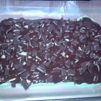 Snapdishの料理写真:andes mint chocolate bark|victoriaさん