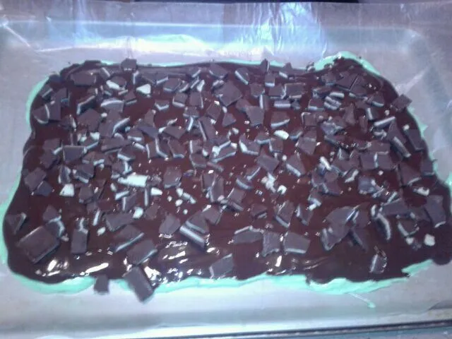 andes mint chocolate bark|victoriaさん