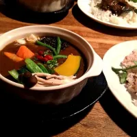 Snapdishの料理写真:谷中 じねんじょ 薬膳カレー|yuriさん