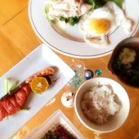 Snapdishの料理写真:朝昼ごはん|madocaさん