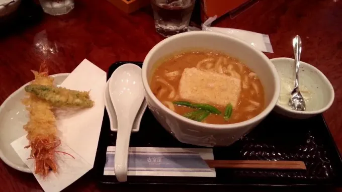 天使の海老 もち カレーうどん|さとしさん