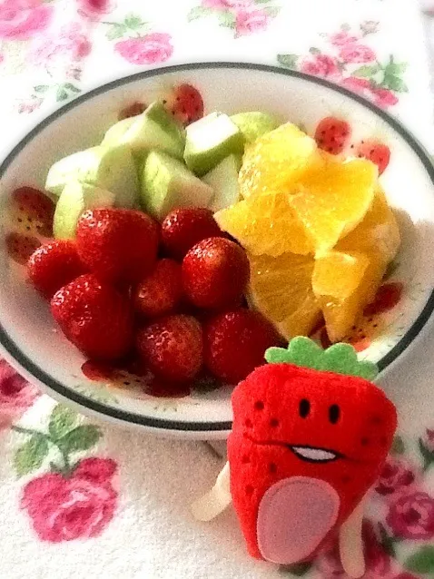 Snapdishの料理写真:🍓🍊フルーツ盛合せ✨|さとう かおりさん