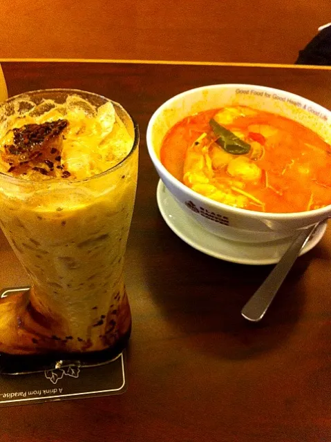 Thai Tomyam Kung and Mexican coffee.|karen chan lye mayさん