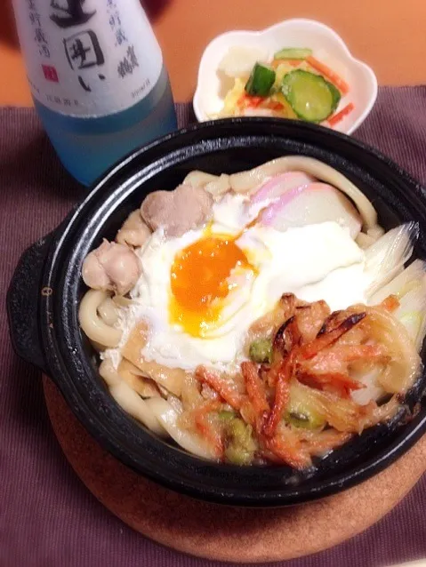 寒い夜だから鍋焼きうどん|タカハシ ミカさん