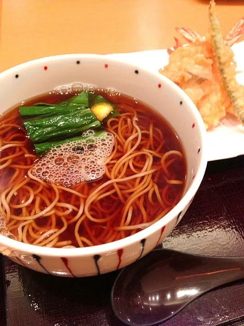 海老天ぷら蕎麦。家の近所の名店。|KO IKEDAさん