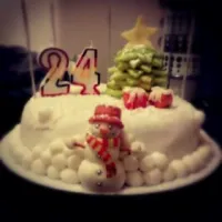 Birthday/Christmas chocolate fudge cake|Kayleigh Rodgersさん