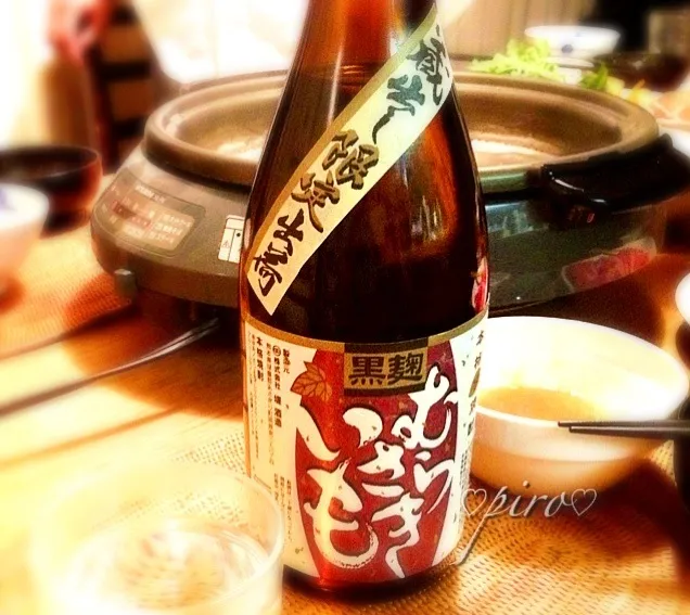 Snapdishの料理写真:紫芋焼酎  Purple sweet potato shochu|ピロさん