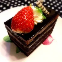 Snapdishの料理写真:チョコレートケーキ|モカフラペチーノさん